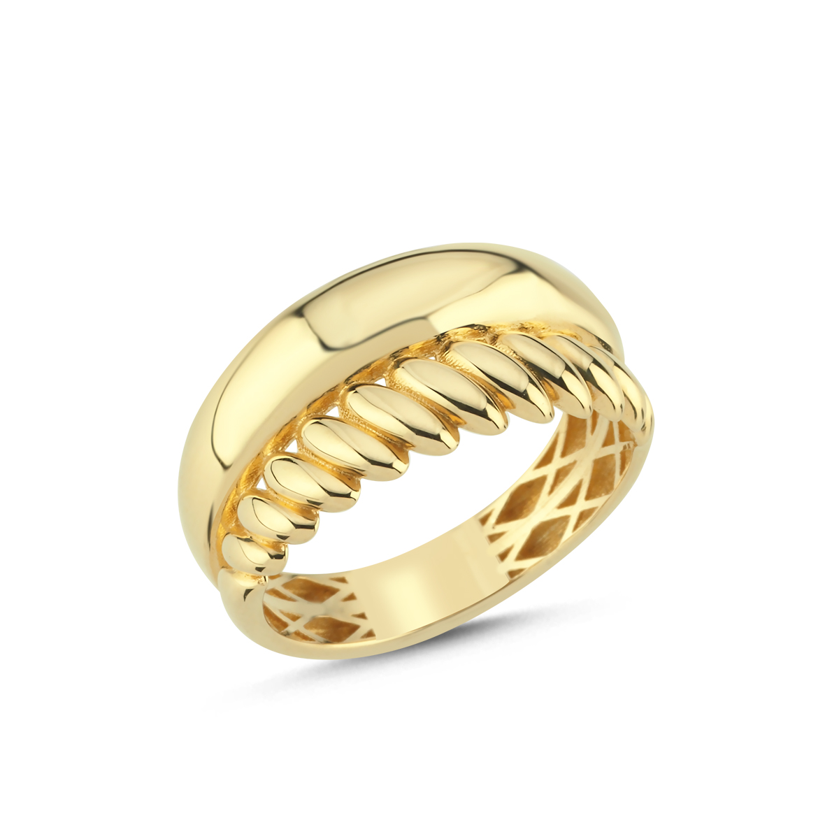 14 Ayar Kirpik Model Yüzük