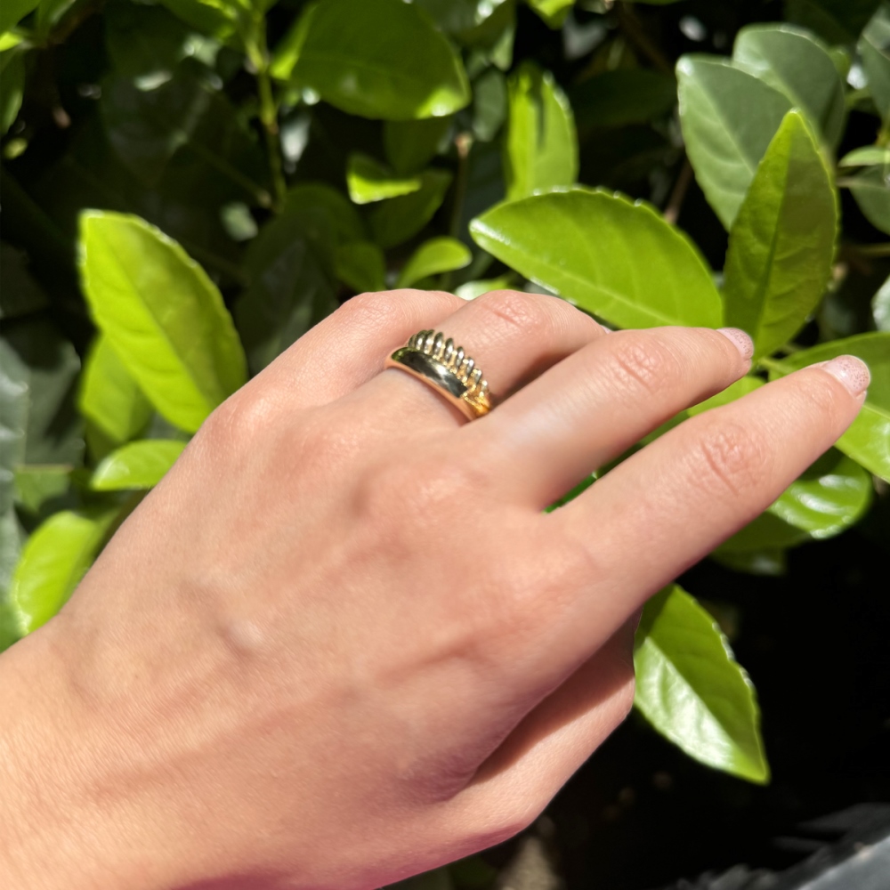 14 Ayar Kirpik Model Yüzük