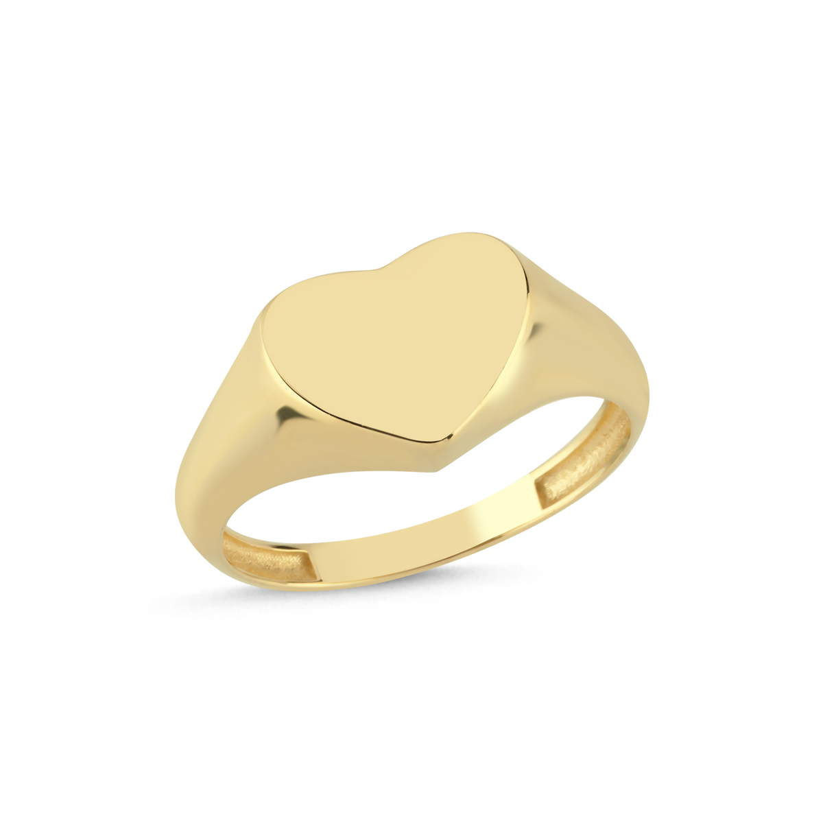 14 Ayar Kalp Model Yüzük