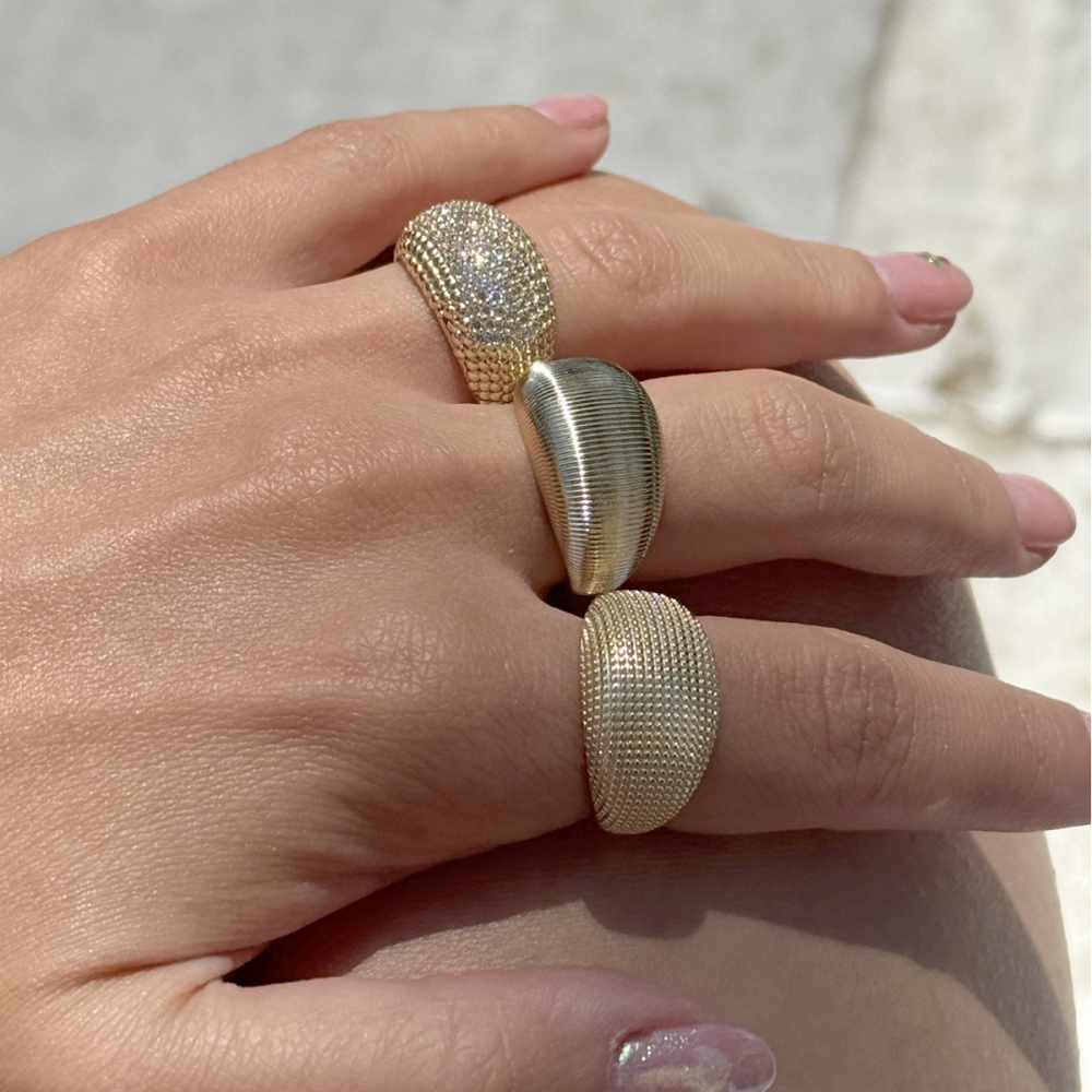 14 Ayar Bombeli Yüzük