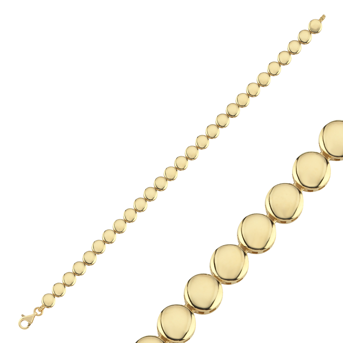 14 Ayar Petek Bileklik