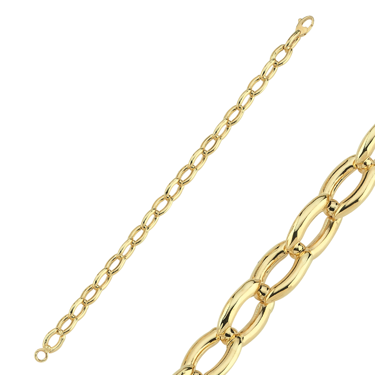 14 Ayar Hallow Bileklik