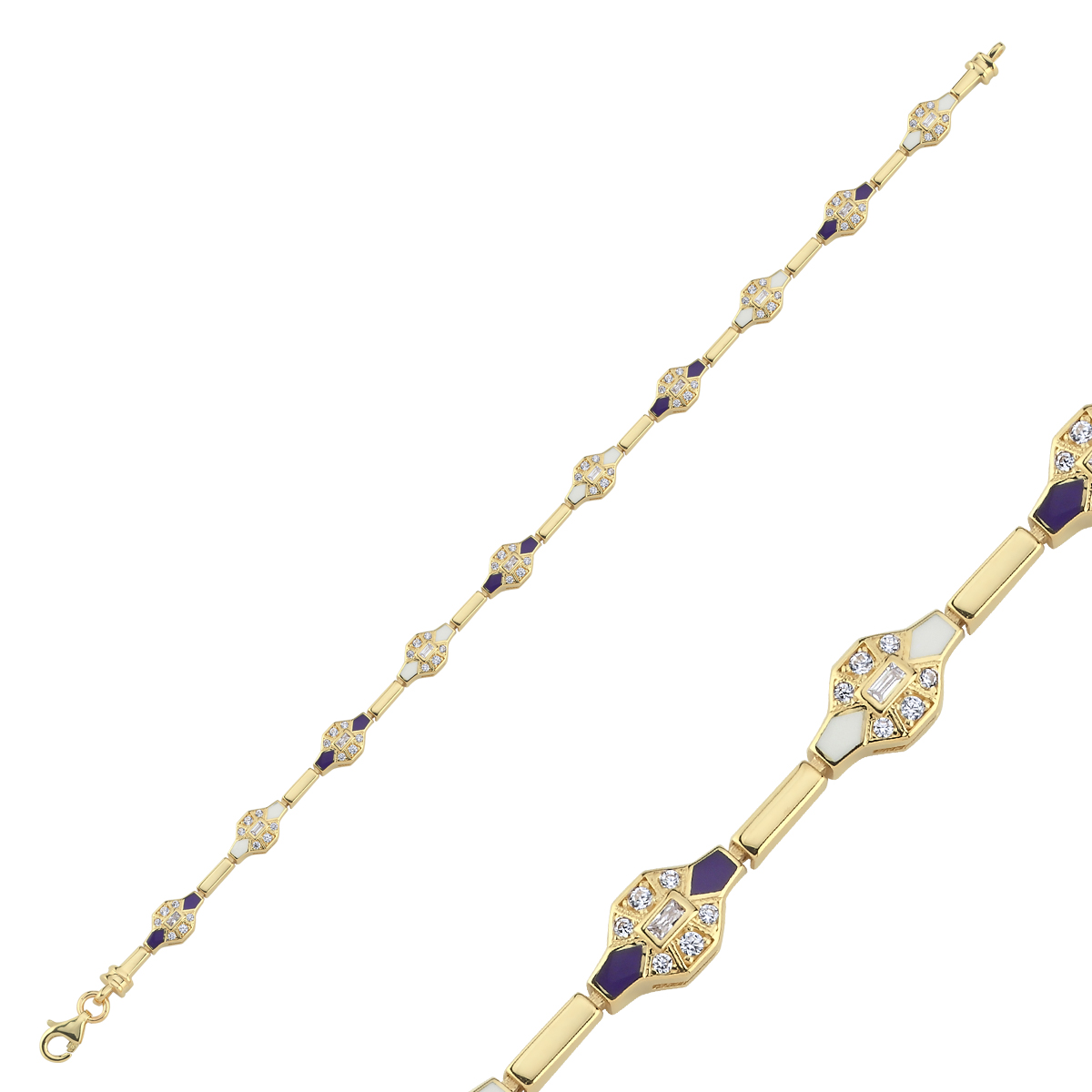 14 Ayar Mineli Bileklik