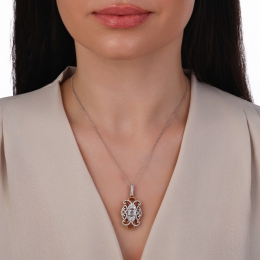 Pırlanta Taşlı Tasarım Kolye