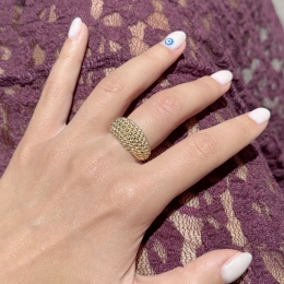 14 Ayar Petek Model Yüzük