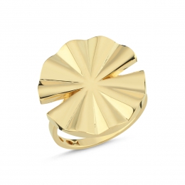 14 Ayar Çiçek Formlu Yüzük