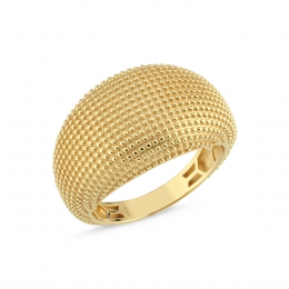 14 Ayar Altın Bombeli Yüzük