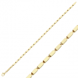 14 Ayar Sarı Altın Bileklik