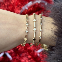 14 Ayar Modern Tasarımlı Bileklik