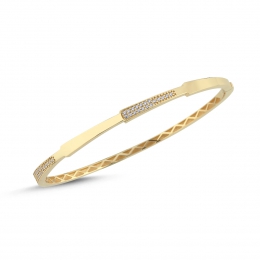 14 Ayar Işık Yolu Kelepçe Bileklik