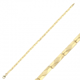 14 Ayar Parlak Yüzeyli Bileklik