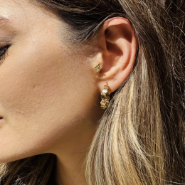 14 Ayar Petek Model Küpe