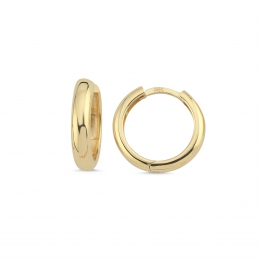 14  Ayar Altın Halka Küpe