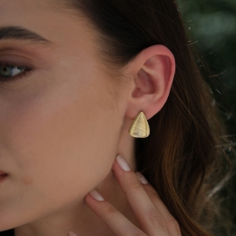 14 Ayar Damla Model Küpe